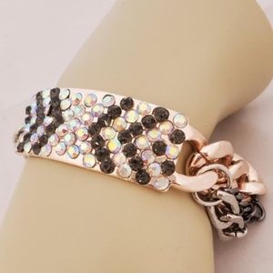 🌿Steve Madden Rose Gold & Crystal ID Bracelet🌿